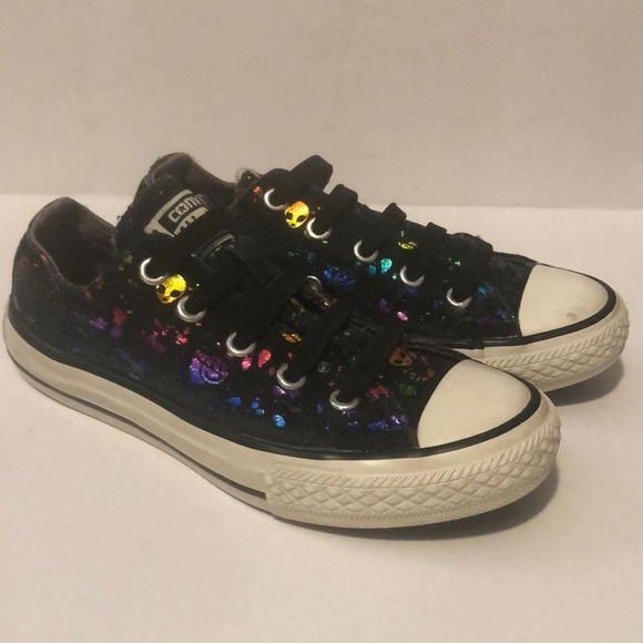 Converse Other - Chuck Taylor All Star Easy On Doodles Irridescent Pattern Canvas Sneakers